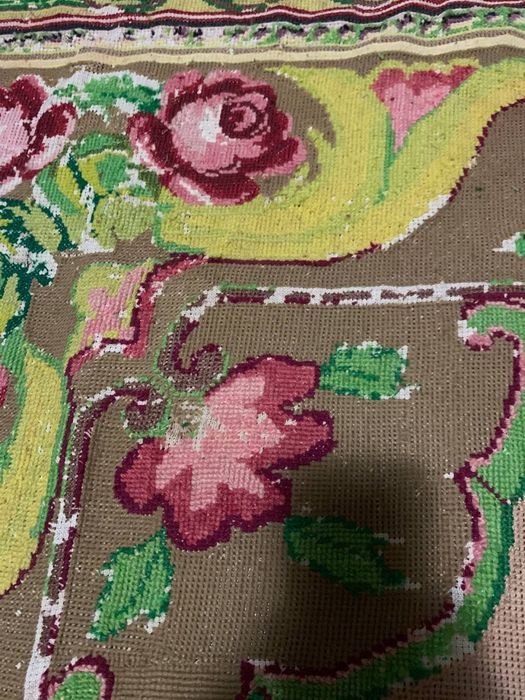 Ковер гобелен ручная работа вышитый крестиком