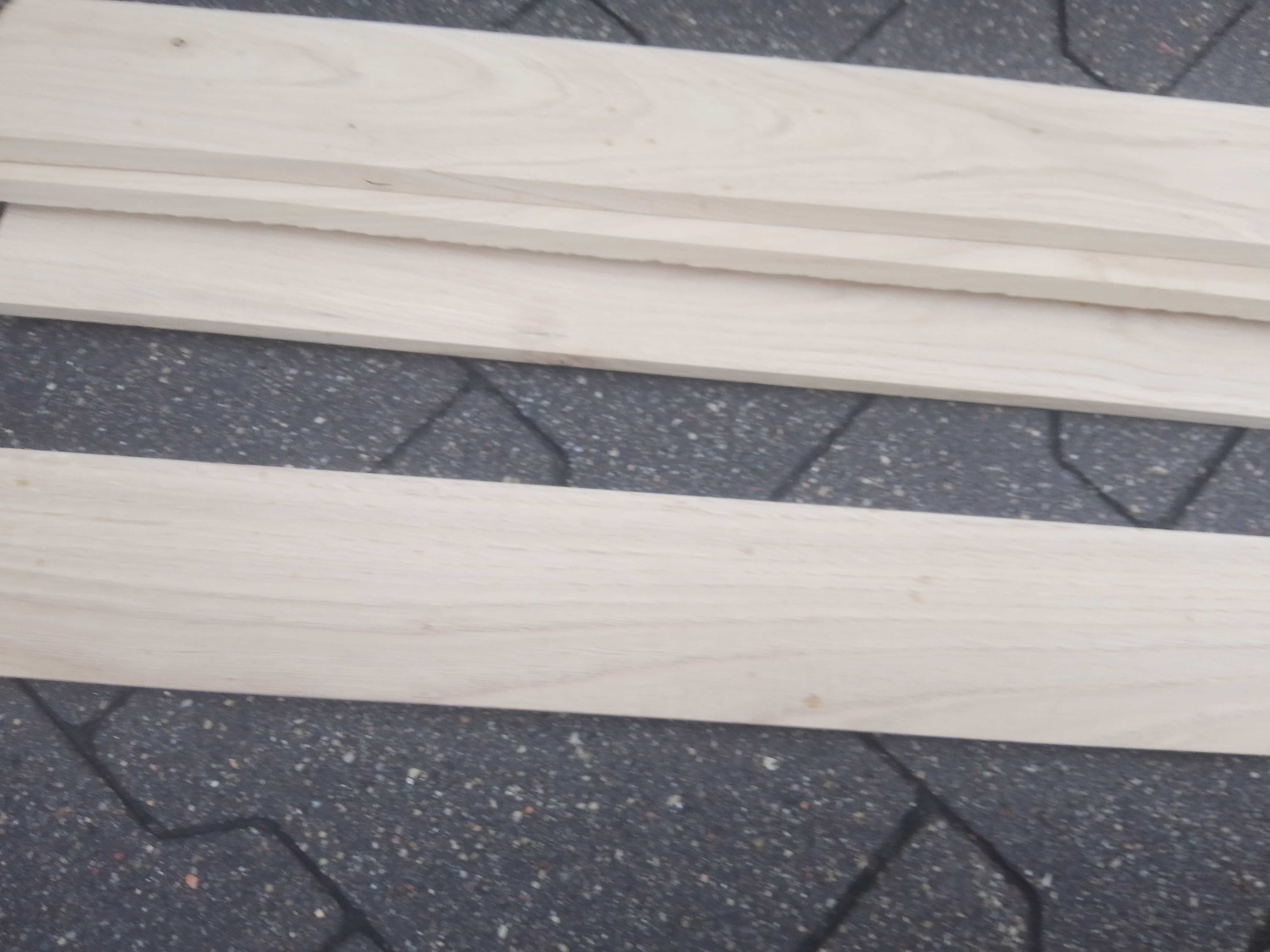 Deska dębowa 130 cm -  Lamele heblowane