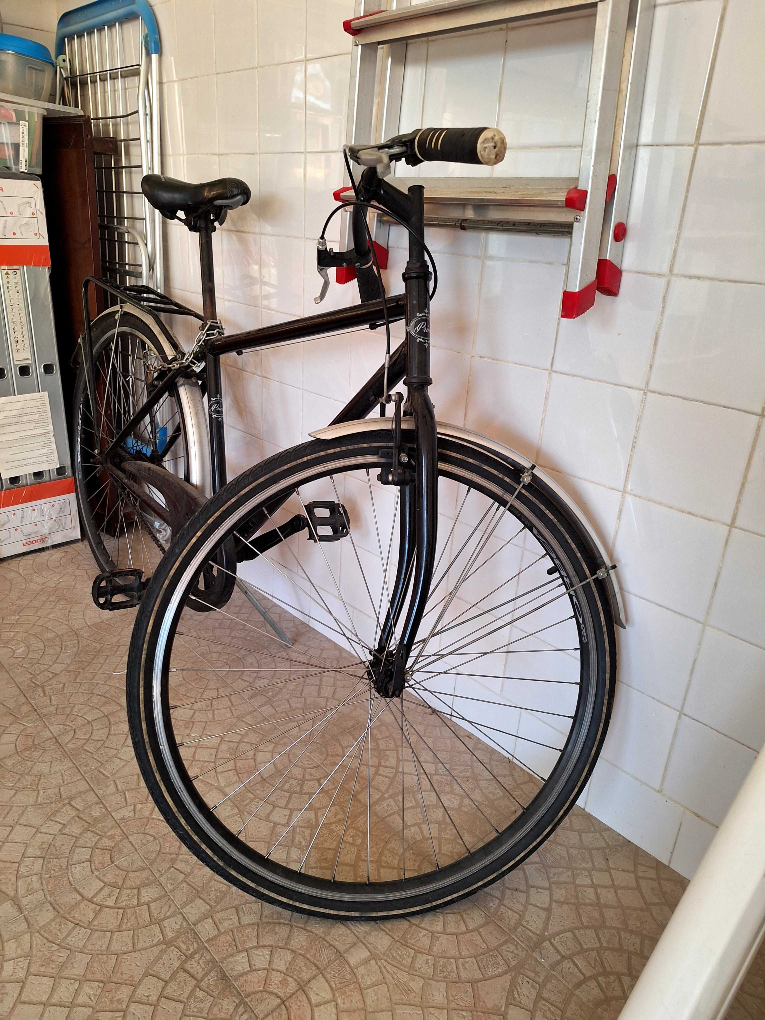 bicicleta,leve, fácil de voltar a colocar o pneu dianteiro