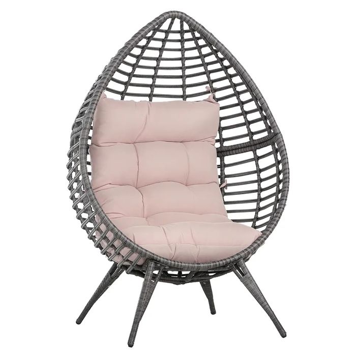 Outsnny Cocoo Egg na stojaku designerskim