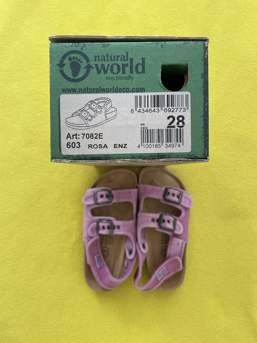 Sandalia Rosa Natural world novas
