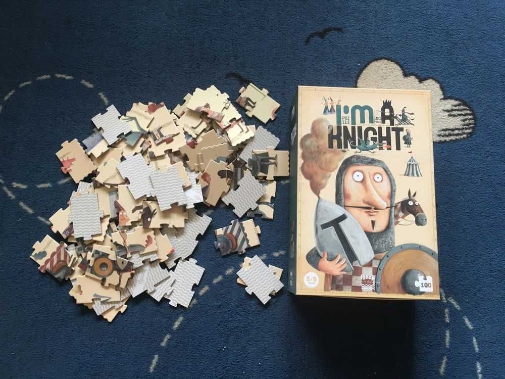 Londji puzzle Jestem rycerzem I'm a knight PZ343 100 elementów