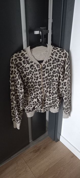 Bluza panterka zamek s nowa