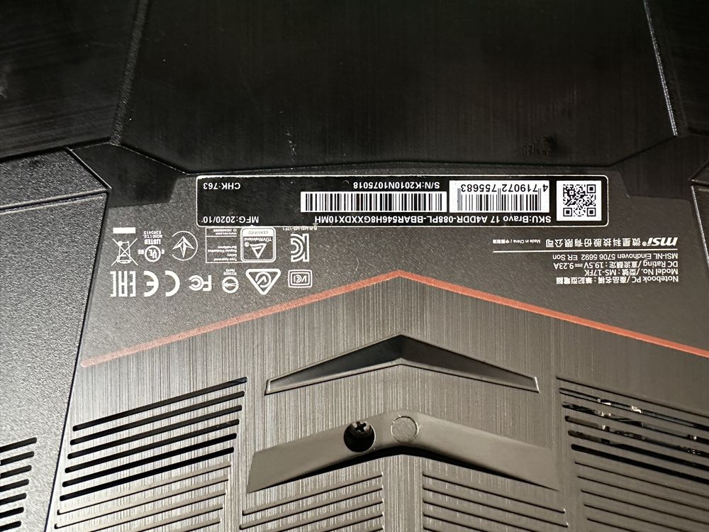 Laptop Gamingowy MSI Bravo 17 A4DDR