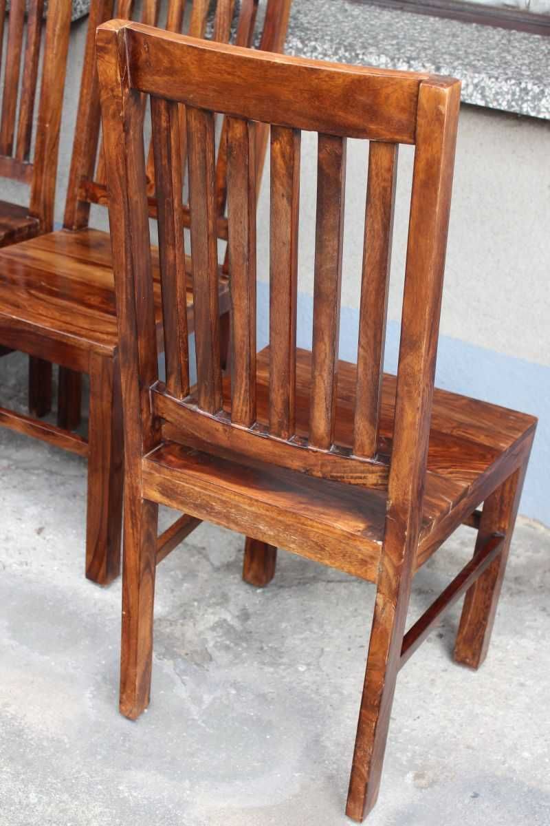 Solidne krzesła drewniane 4 sztuki