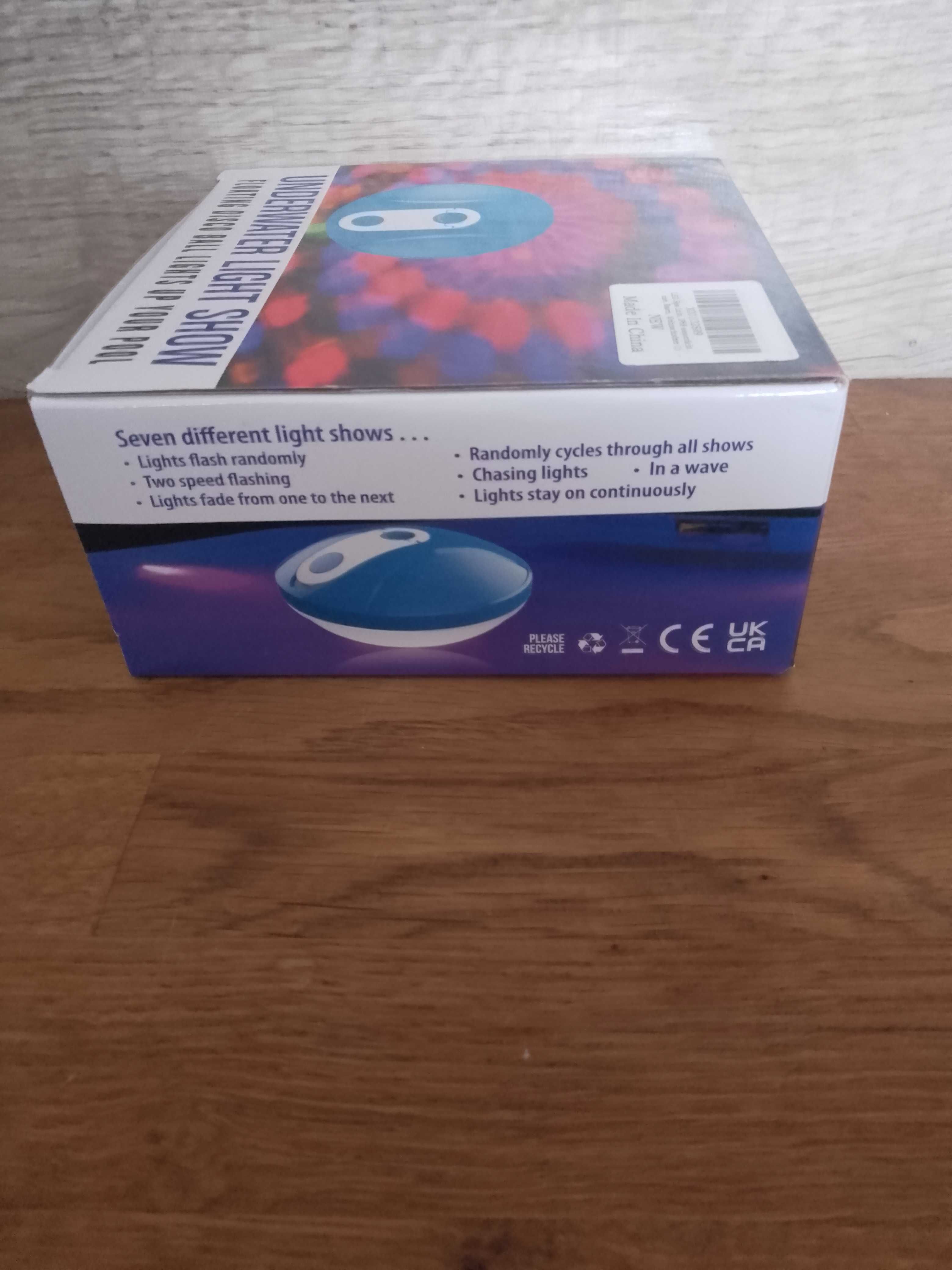 Kolorowe pływające światła basenowe LED