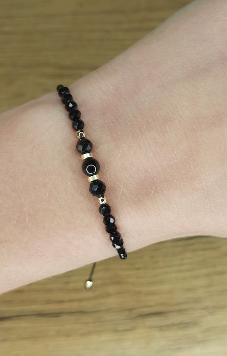 Bransoletka z czarnym turmalinem