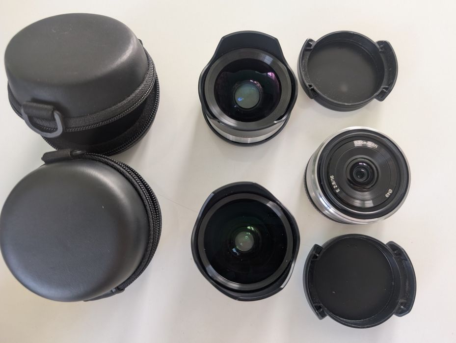 Sony a6300 z zestawem obiektywów i akcesoriów