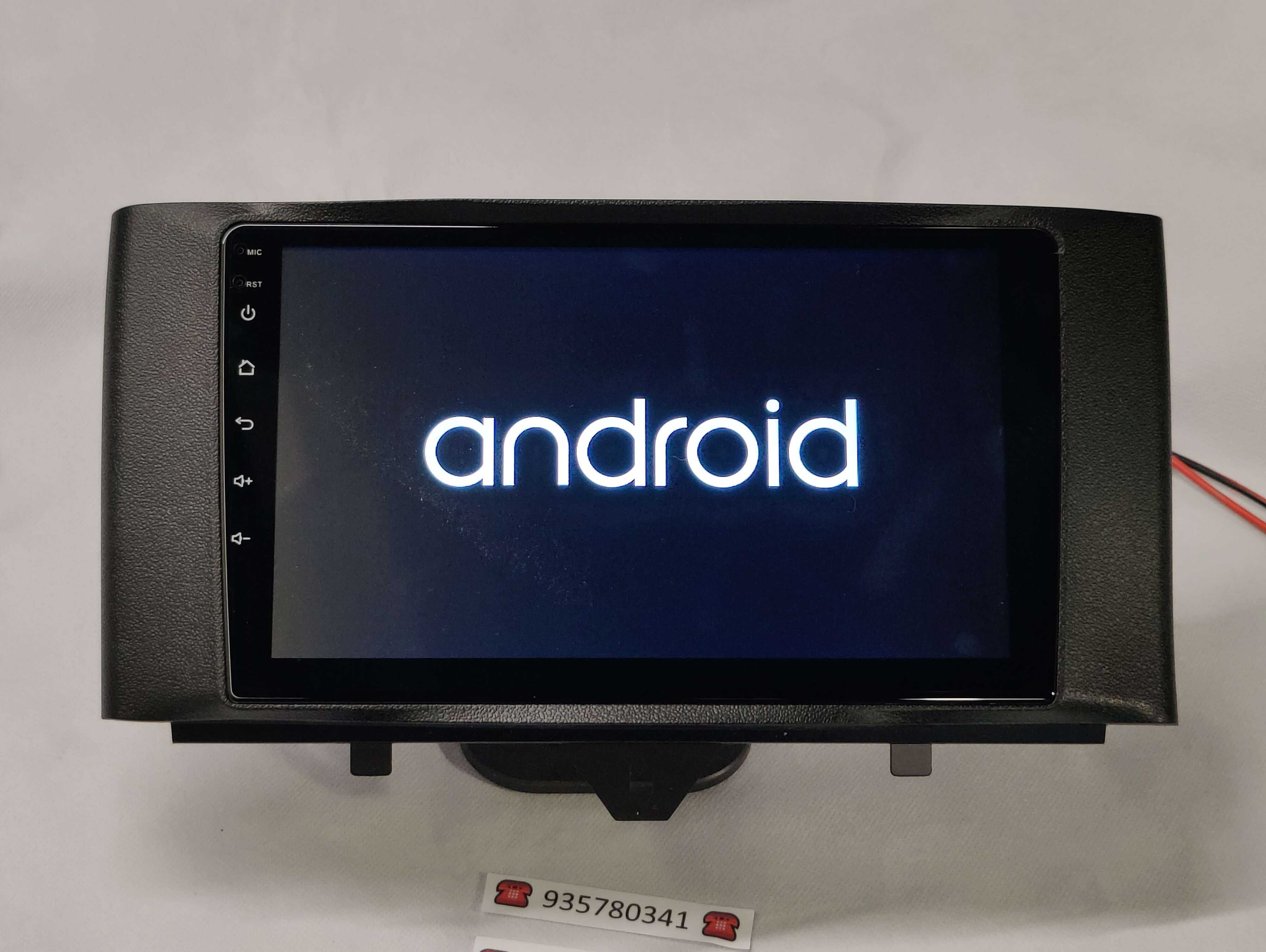 Radio 2 DIN Android para Smart Fortwo - Smart 2 - Novo Garantia