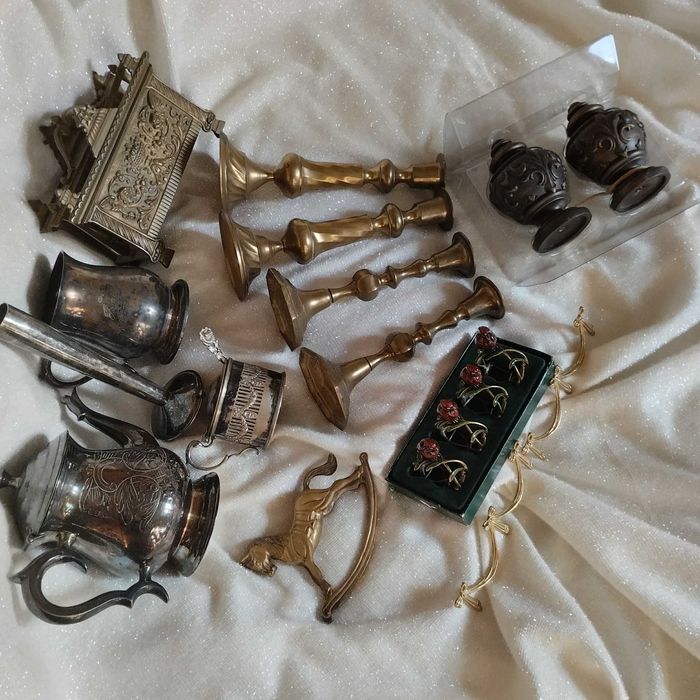 Декор підсвічники антикварні дрібниці