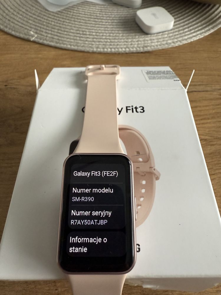 Smartwatch Samsung Galaxy Fit3