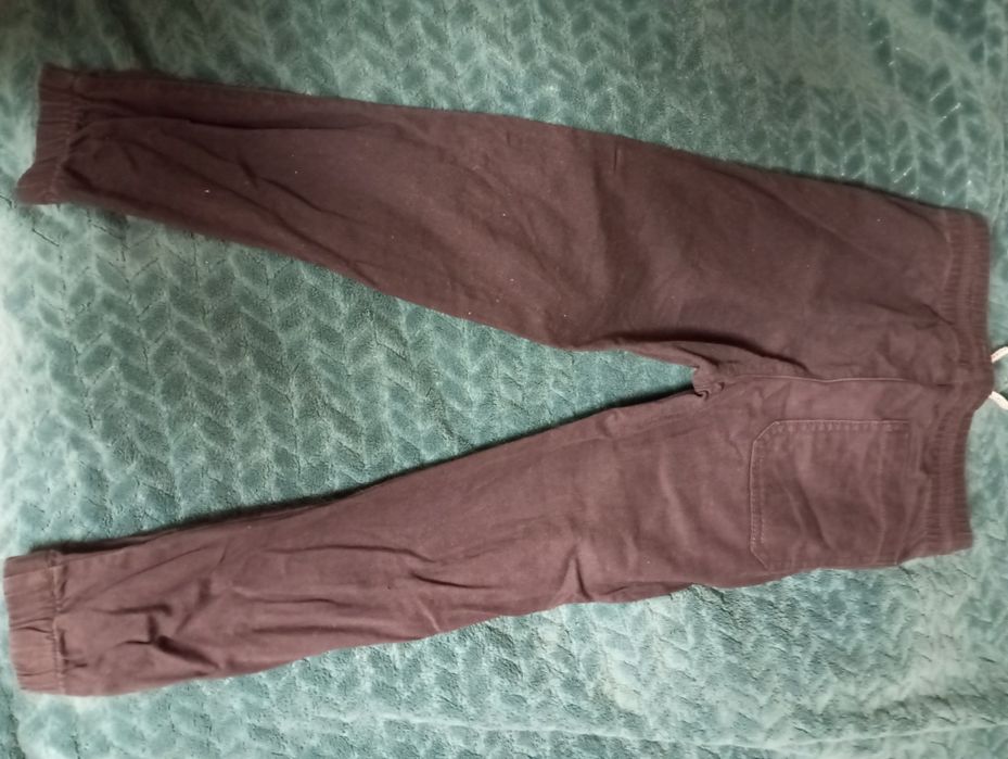 H&M Granatowe spodnie materiałowe chłopięce rozmiar 116