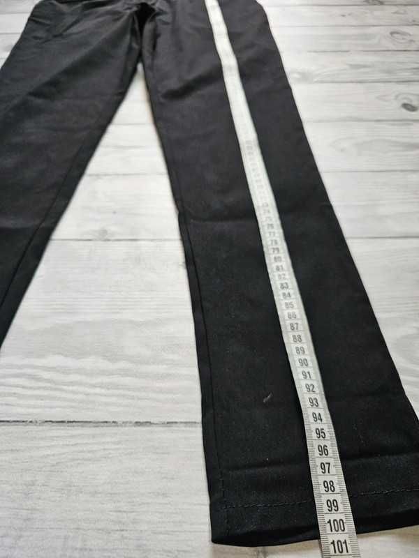 Nowe czarne spodnie eleganckie z paskiem rozmiar M, L RJ Moda