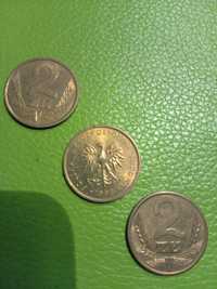 Moneta obiegowa z roku 1988 o nominale 2 złote