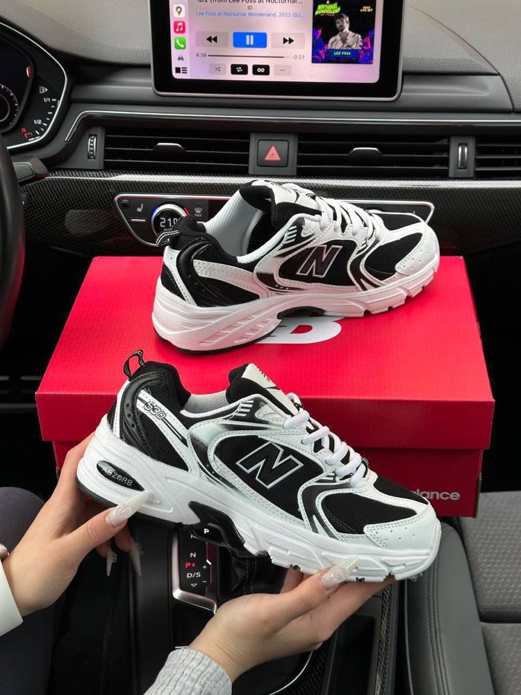 Жіночі кросівки нью беланс New Balance 530 Black White Premium [36-41]