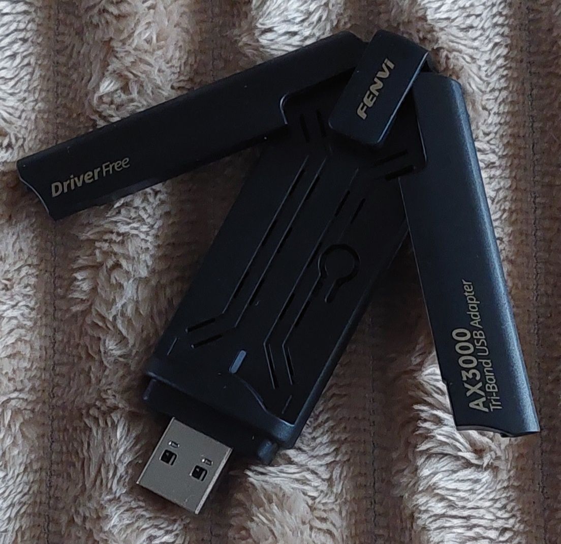 (НОВЫЙ) Трёхдиапазонный USB 3.0 адартер FENVI WiFi 6Е АХ3000 Сетевая