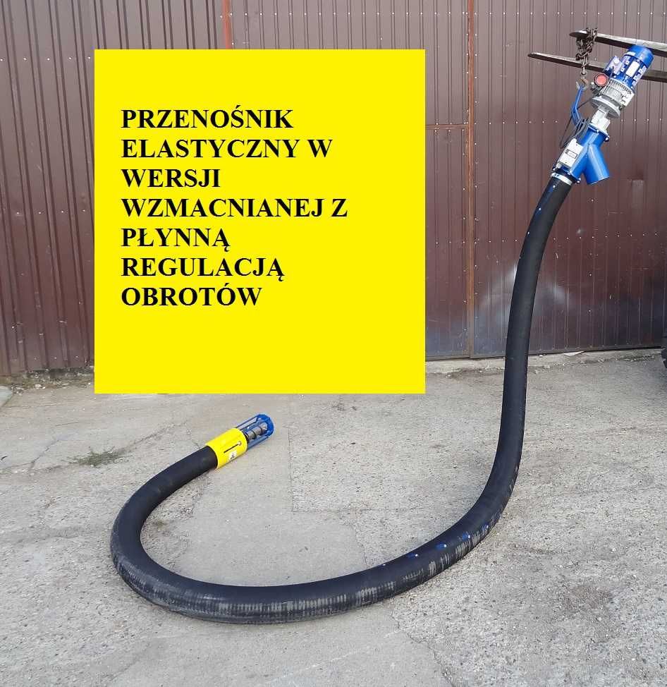 Elastyczny przenośnik wzmacniany fi 90 PEC HD-90 Podajnik zboża
