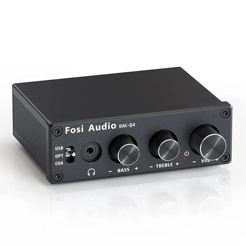 Fosi Audio Q4 DAC – Wzmacniacz Słuchawkowy i Konwerter Cyfrowo-Analogo