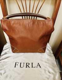 Mala / Carteira Furla Original cor camel