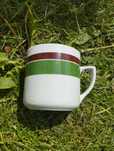 Kubek barowy PRL vintage retro style porcelana Chodzież