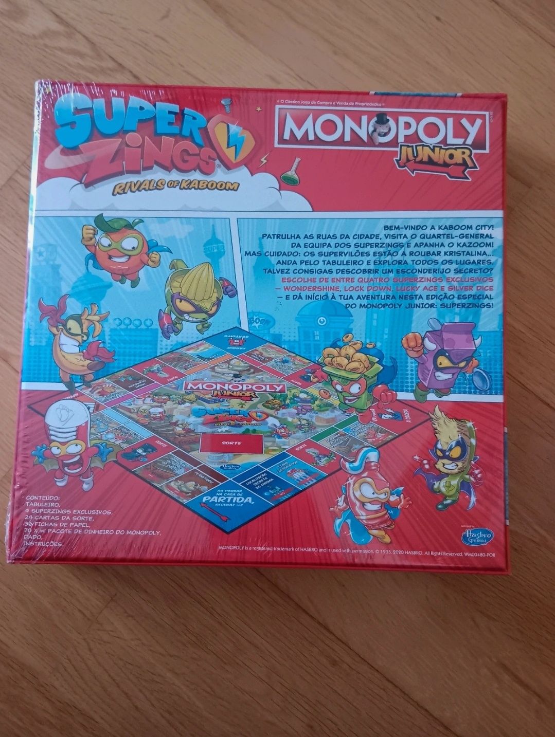 Monopoly Super Zings - Novo