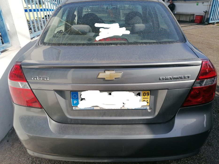 Chevrolet Aveo 2009 todas as peças destas viaturas