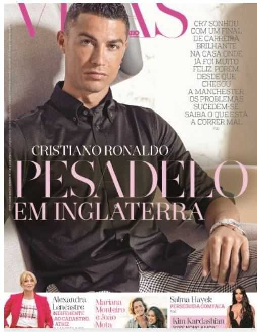 8 Revistas diversas sobre Cristiano Ronaldo - CR7 LOTE 1