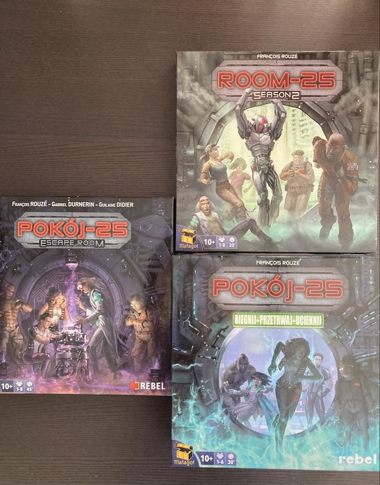 Pokoj 25 (+2 dodatki) gra planszowa