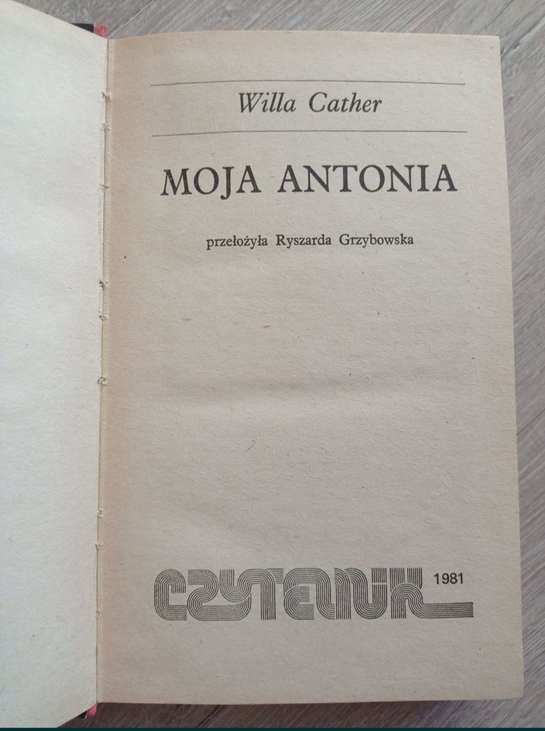 Moja Antonia. Villa Carter