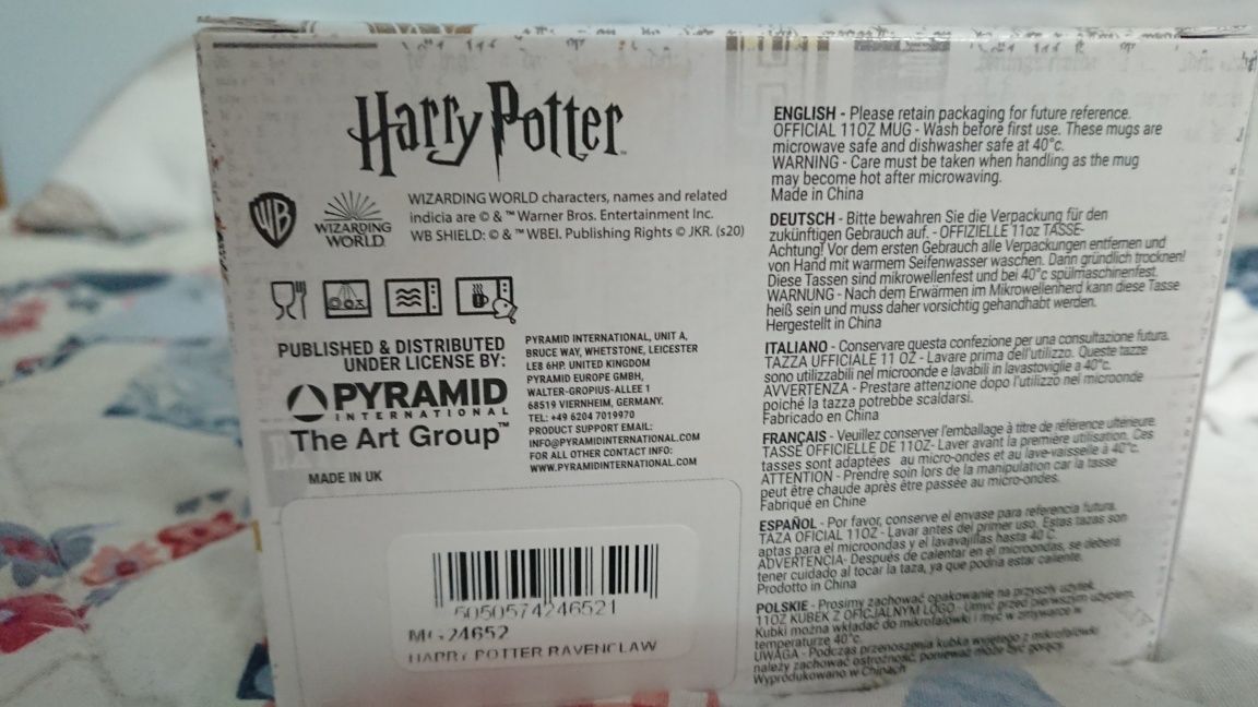Kubek ravenclaw Harry Potter