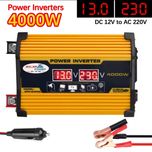 Adaptador Inversor de corrente 4000w com Led 12v 220V NOVO