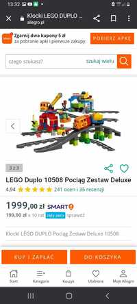 Lego Duplo 10508 Pociąg zestaw deluxe