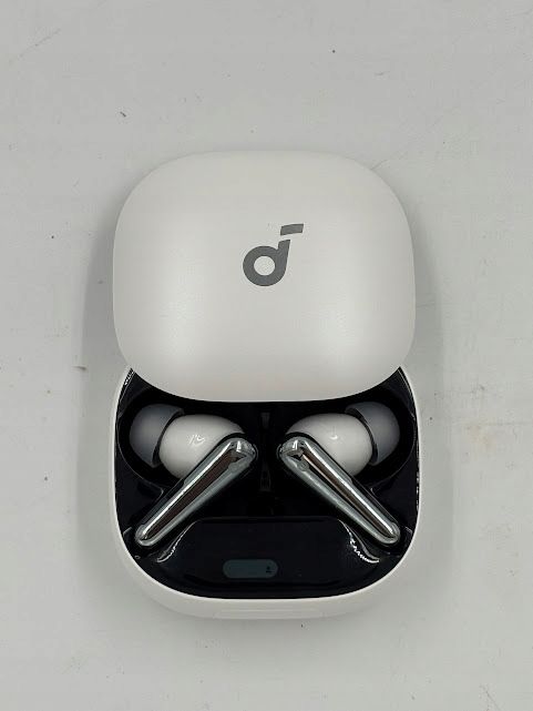 słuchawki bezprzewodowe dokanałowe soundcore liberty 4 pro white
