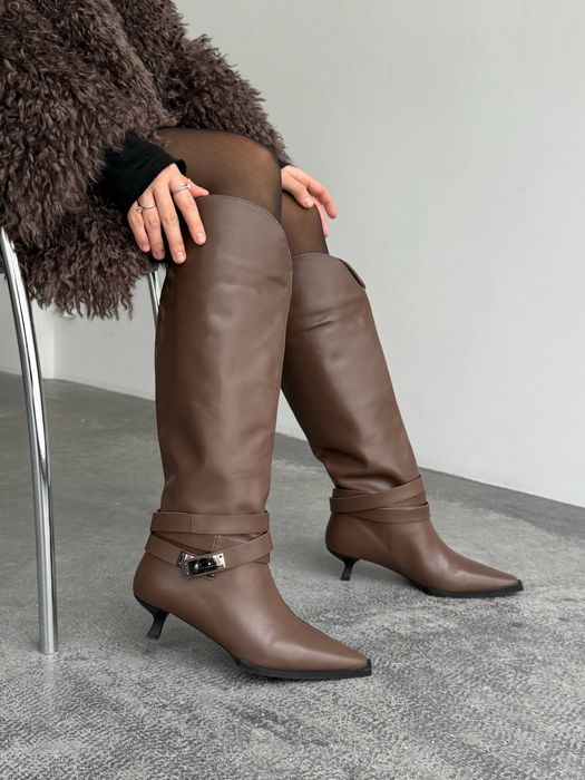 Жокейські чоботи преміум якості італійська шкіра