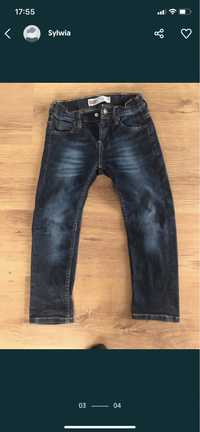 Spodnie jeansy levis 110 5 lat