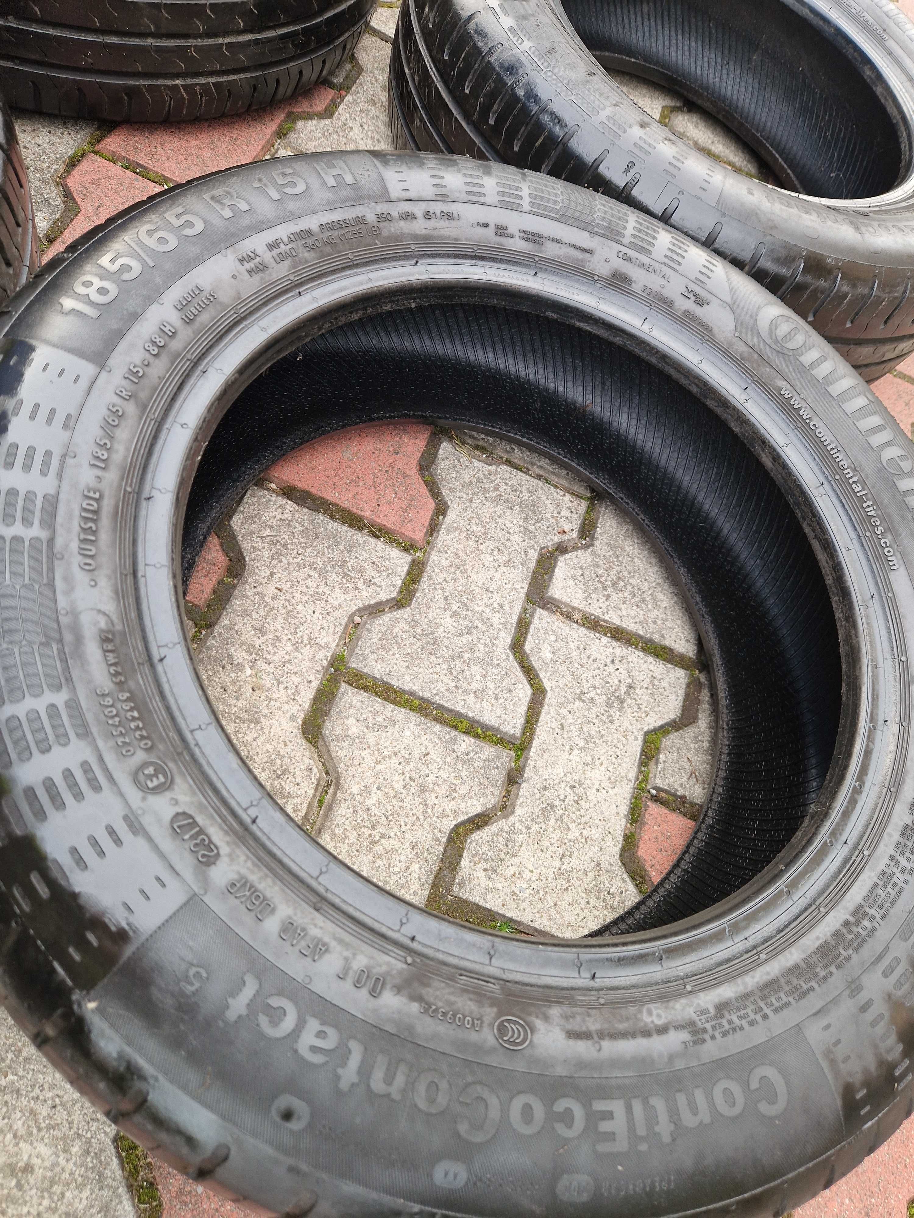 Opony letnie 4szt. Continental 185/65/R15