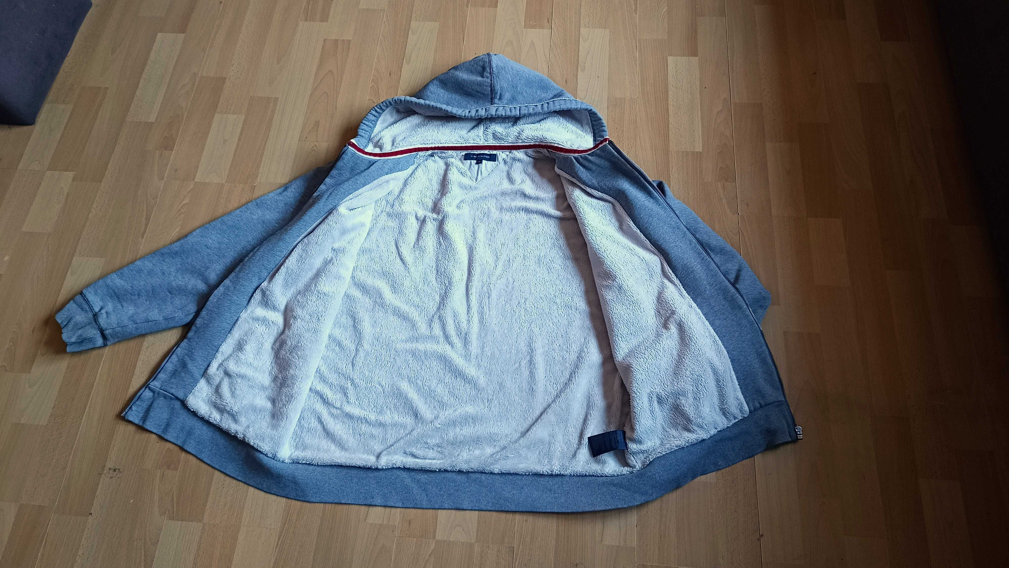 Męska bardzo ciepła bluza TOMMY HILFIGER r.XXL stan bardzo dobry