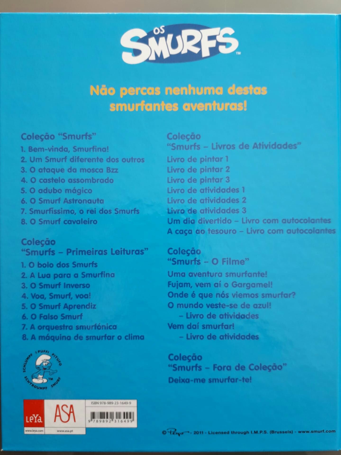 Livro " O Smurf Cavaleiro "