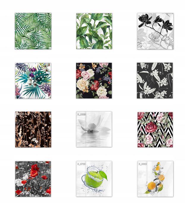 PANEL SZKLANY DO KUCHNI 60x60 cm - lacobel +klej + dystanse