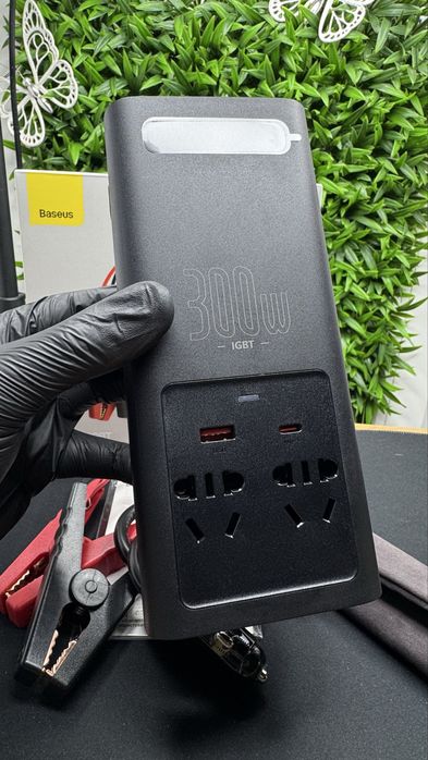 Інвертор Базеус 300 ват Invertor Baseus 300w baseus in car