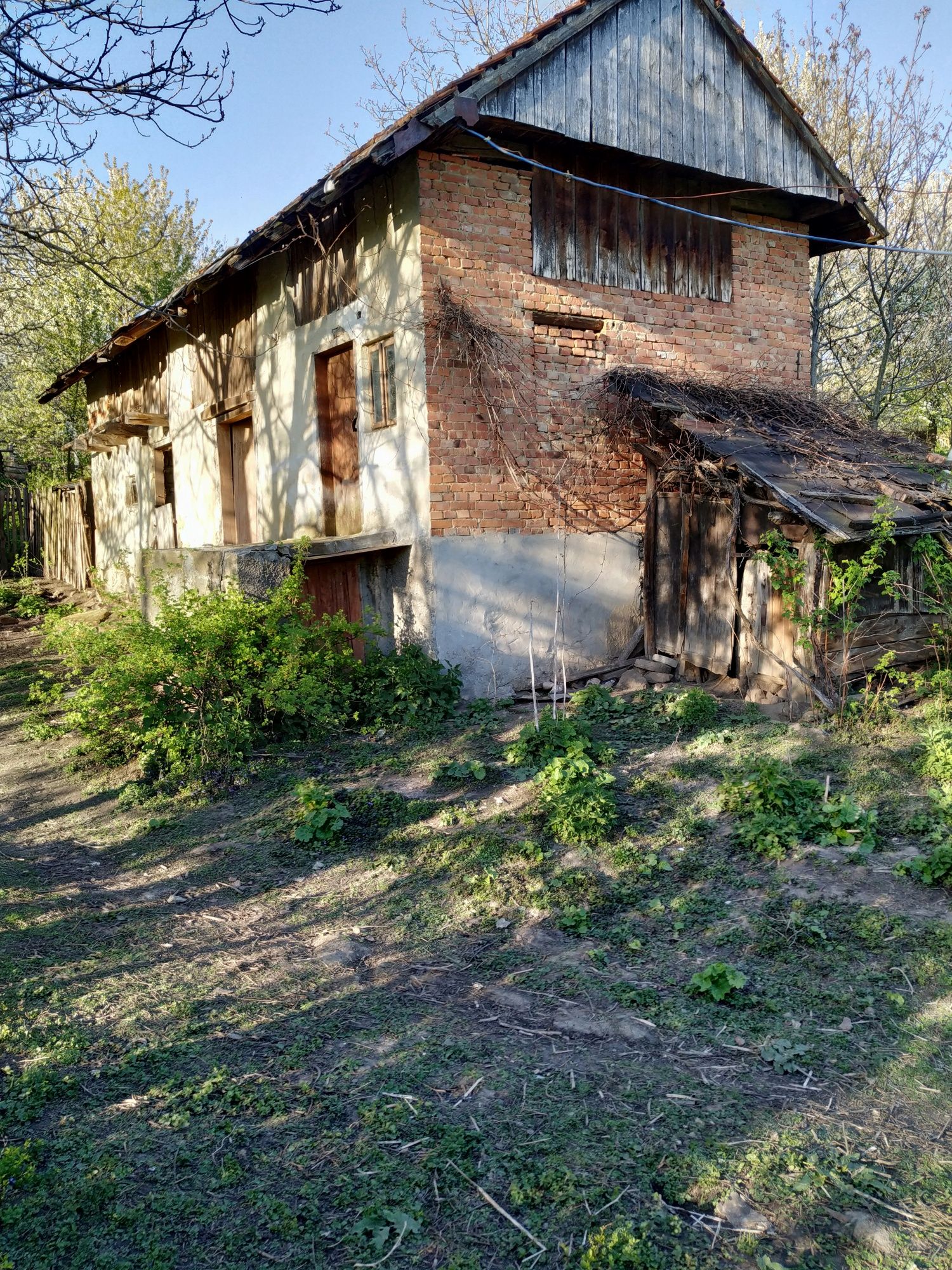 Велика земельна ділянка будинок сад
