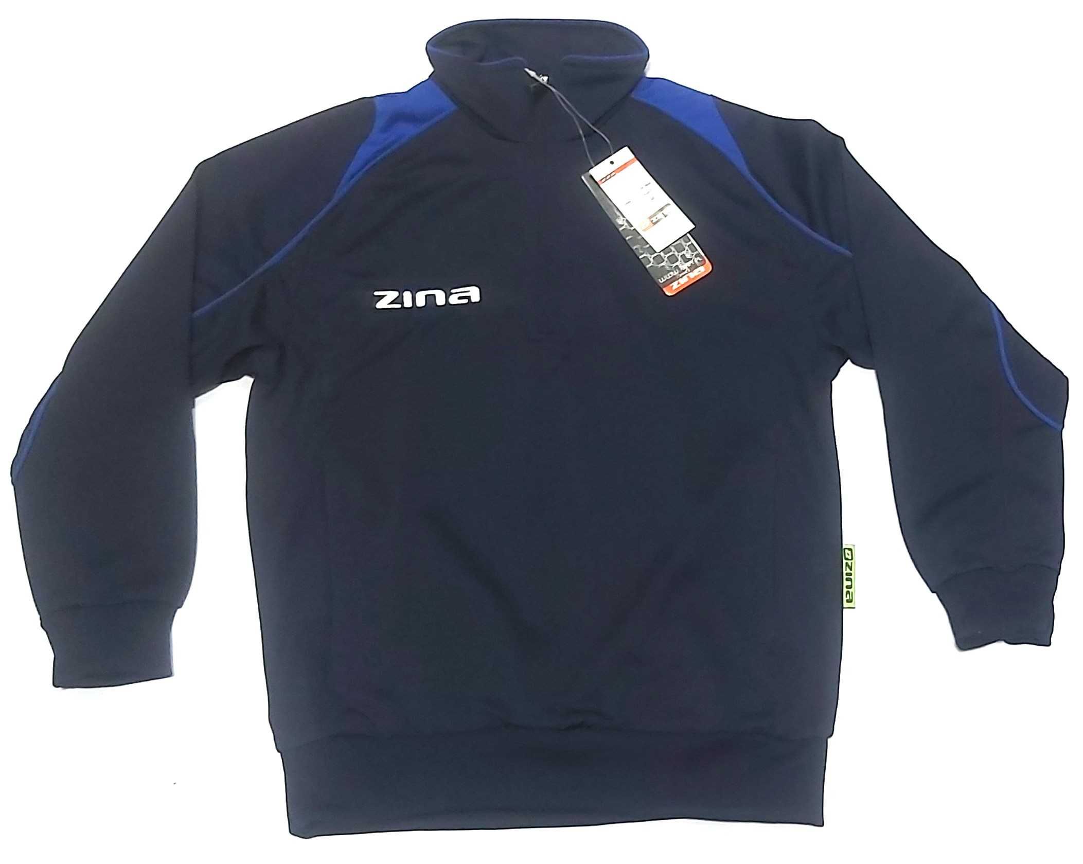 (S) Bluza dresowa czarny - niebieski DELTA ZINA sport piłka trening