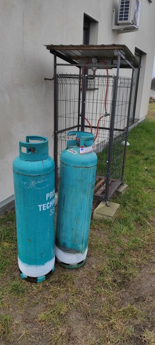 Kontener zabudowa do butli gazu 4x33kg