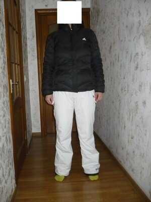 Штаны лыжные белые унисекс Brunotti M L