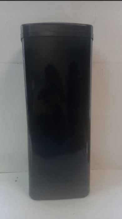 Relaxdays Czarny kosz na śmieci z czujnikiem 50l