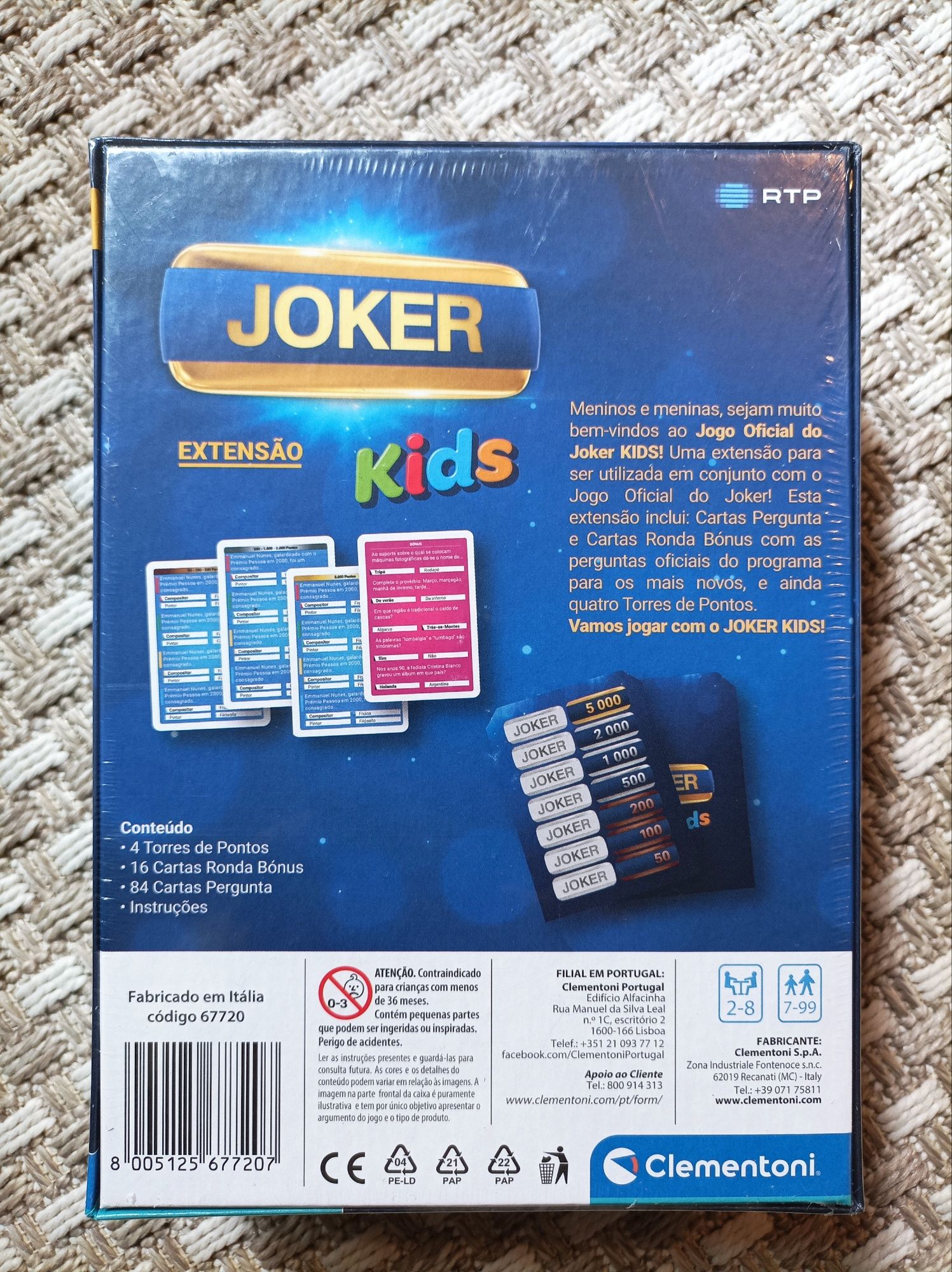 Extensão Joker kids oficial Clementoni