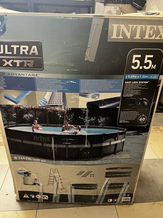 Basen stelażowy ogrodowy INTEX 549x132