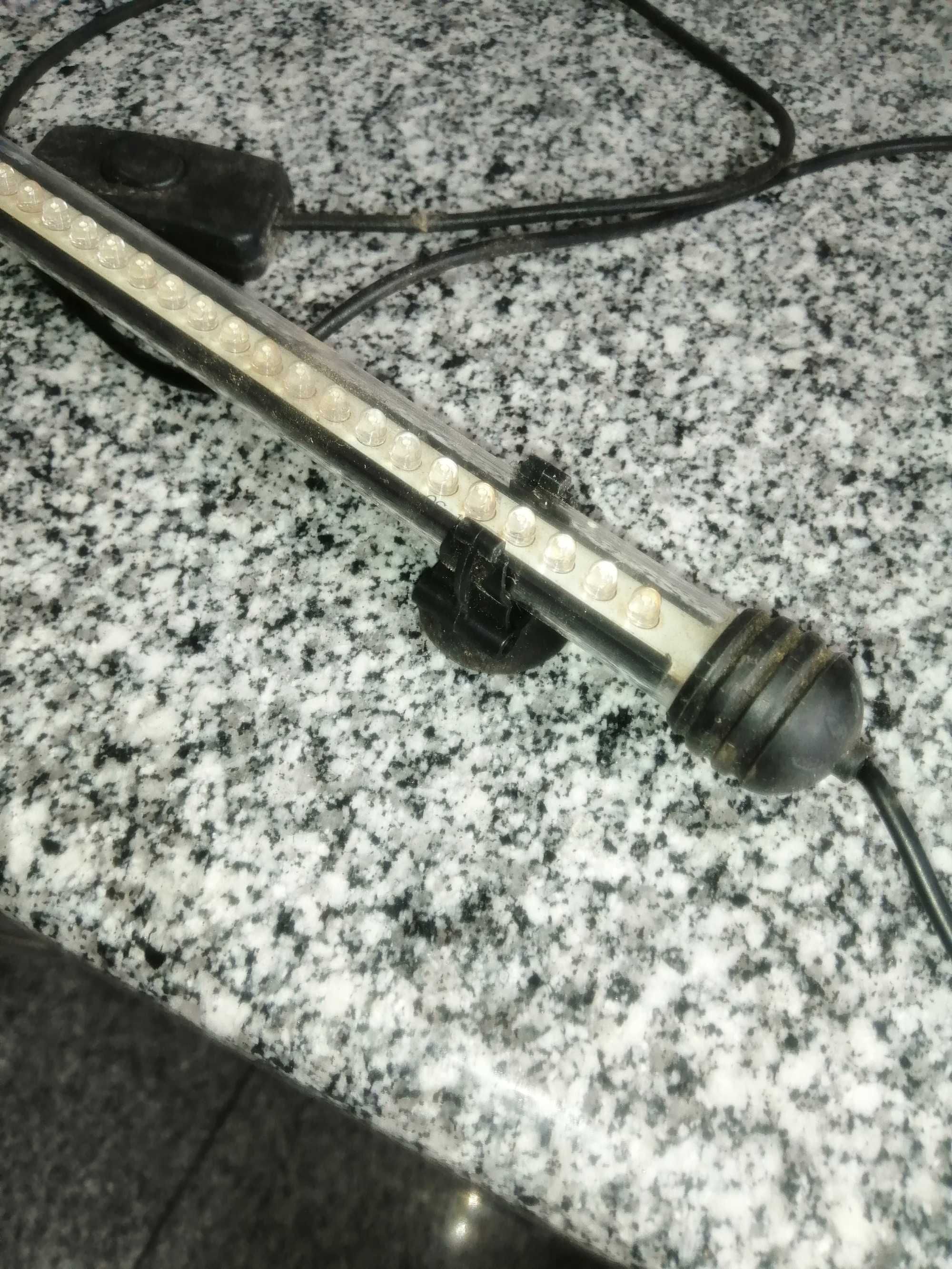 Calha de luz Led 50cm aquario