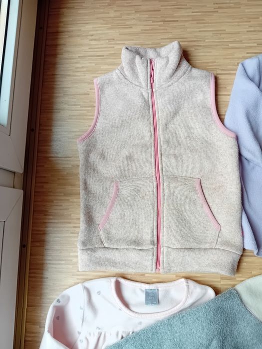 Zimowe grube ubrania dla dziewczynki 5-6 lat