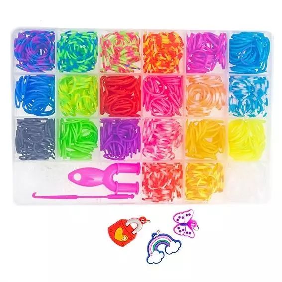 Zestaw gumek do bransoletek z narzędziami. Dalprint